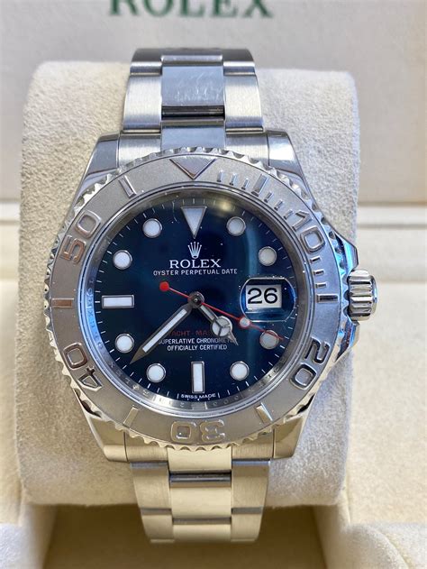 rolex yacht master blue face with 8 diamonds on face|rolex yacht master 40 126621.